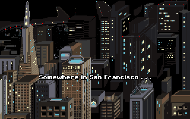 Where in Time Is Carmen Sandiego? (DOS) screenshot: the opening - MCGA/VGA