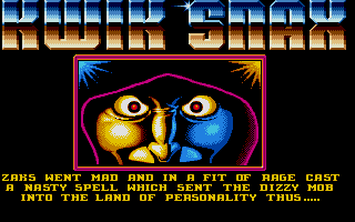 Kwik Snax (Atari ST) screenshot: Never anger a wizard