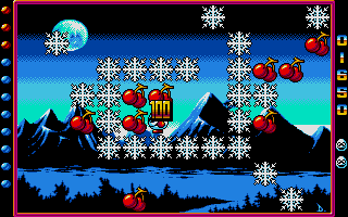 Kwik Snax (Atari ST) screenshot: A bonus level