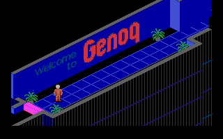 D/Generation (Atari ST) screenshot: An empty corridor