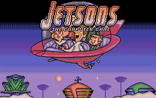 Jetsons: The Computer Game (Atari ST) screenshot: Title screen