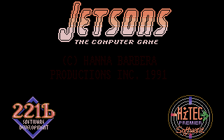 Jetsons: The Computer Game (Atari ST) screenshot: Second title screen