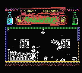 The Munsters (MSX) screenshot: A ghoul
