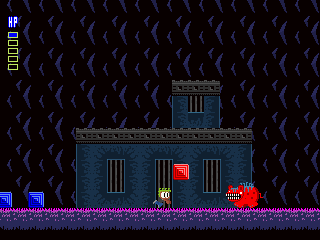 Lyle in Cube Sector (Windows) screenshot: There are also Red Cubes scattered along the levels.