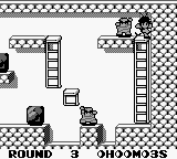Catrap (Game Boy) screenshot: About to punch a badguy.