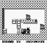 Catrap (Game Boy) screenshot: Round 31, you have to work together.