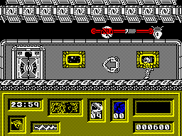 Omega One (ZX Spectrum) screenshot: Game starts