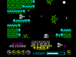 Steel Eagle (ZX Spectrum) screenshot: Narrow corridor