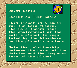 SimEarth: The Living Planet (SNES) screenshot: The daisy world