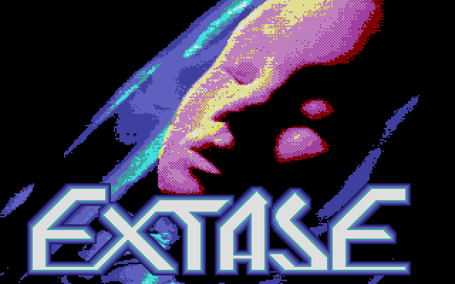Extase (DOS) screenshot: Title Screen (VGA)