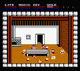 Legacy of the Wizard (MSX) screenshot: Choosing your family member (MSX2)