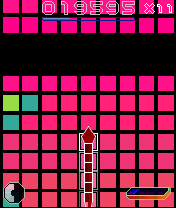 Snakes (N-Gage) screenshot: Or played like a classic "Snake" - in top down perspective.