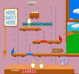 Chicken Shift (Arcade) screenshot: Bonus Phase