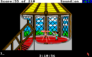 King's Quest III: To Heir is Human (Amiga) screenshot: The tower.