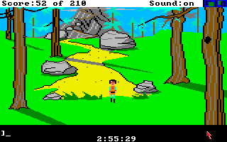 King's Quest III: To Heir is Human (Amiga) screenshot: Walking
