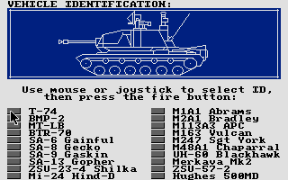 Gunship (Atari ST) screenshot: The copy protection