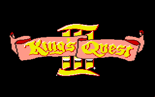 King's Quest III: To Heir is Human (Amiga) screenshot: The title screen.