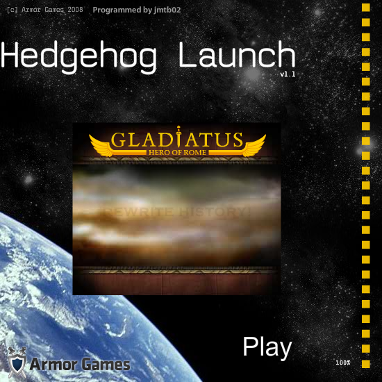Hedgehog Launch (Browser) screenshot: The loading screen.