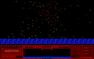 Cyberstorm (Atari ST) screenshot: I'm hit, I'm hit!
