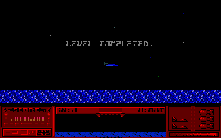 Cyberstorm (Atari ST) screenshot: Finished the first level