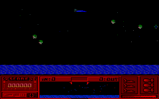 Cyberstorm (Atari ST) screenshot: Starting the game. Nice colour scheme