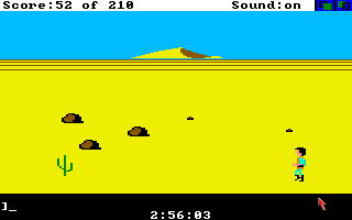 King's Quest III: To Heir is Human (Amiga) screenshot: More of the desert.