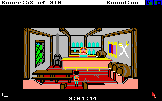 King's Quest III: To Heir is Human (Amiga) screenshot: In the tavern.