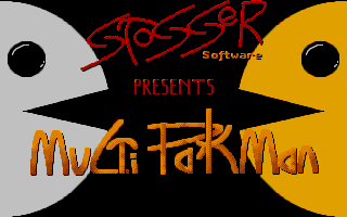 Multi Pakman (Atari ST) screenshot: Title screen