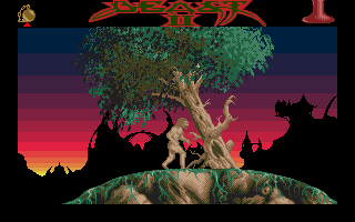 Shadow of the Beast II (Atari ST) screenshot: Game starts here.