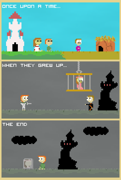 Storyteller (Browser) screenshot: The basic setting of the game