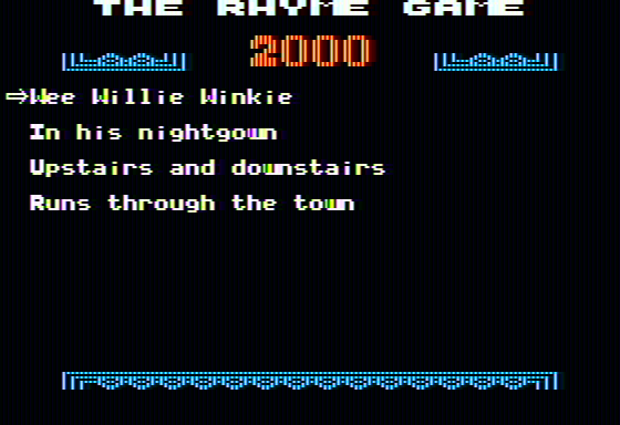 Hey Diddle Diddle (Apple II) screenshot: Starting out