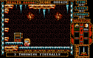 Kid Gloves II: The Journey Back (Atari ST) screenshot: Oh, a fruit machine