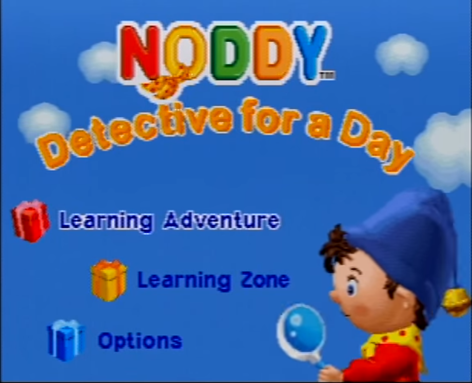 Noddy: Detective for a Day (V.Smile) screenshot: The title screen
