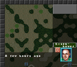 Operation Europe: Path to Victory 1939-45 (SNES) screenshot: Storyline dialogue