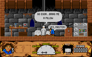 Frankenstein (Amiga) screenshot: Dr and Egor