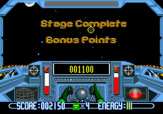 Math Blaster: Episode One - In Search of Spot (Genesis) screenshot: Stage complete!