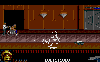 Predator 2 (Atari ST) screenshot: Everything seems quiet enough here in the hotel...