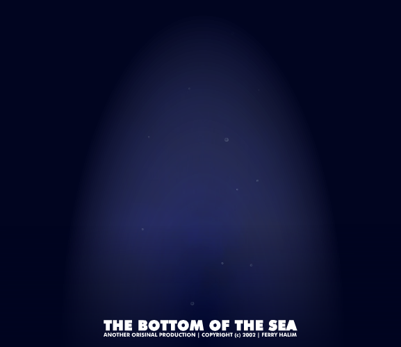 The Bottom of the Sea (Browser) screenshot: Title screen