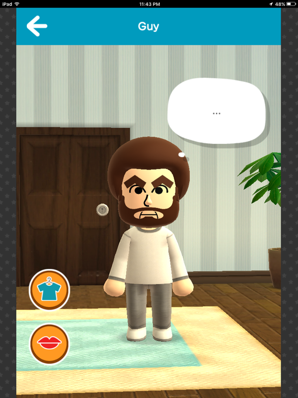 Screenshot of Miitomo (iPad, 2016) - MobyGames