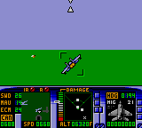 F-15 Strike Eagle (Game Gear) screenshot: Locked on target