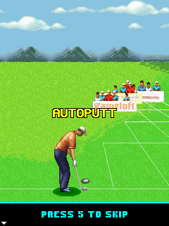 Pro Golf 2007 feat. Vijay Singh (J2ME) screenshot: Auto putt