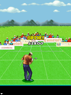 Pro Golf 2007 feat. Vijay Singh (J2ME) screenshot: Birdie!