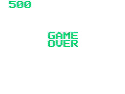 Alphabet Zoo (TRS-80 CoCo) screenshot: Game over