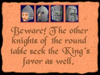 King Arthur's K.O.R.T. (DOS) screenshot: Introduction