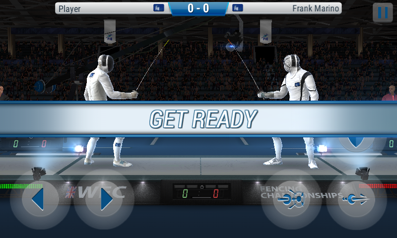 FIE Swordplay (Android) screenshot: Get ready