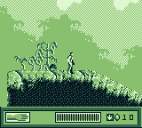 The Lost World: Jurassic Park (Game Boy) screenshot: Starting location