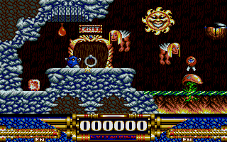Demon Blue (Atari ST) screenshot: The starting point