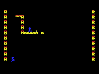 King's Valley (MSX) screenshot: Building a level