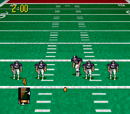 Pro Quarterback (SNES) screenshot: Kick off