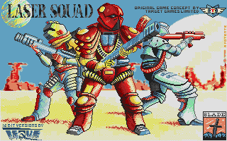 Laser Squad (Atari ST) screenshot: Title screen